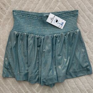 TCEC NWT Metallic High Waist Shorts